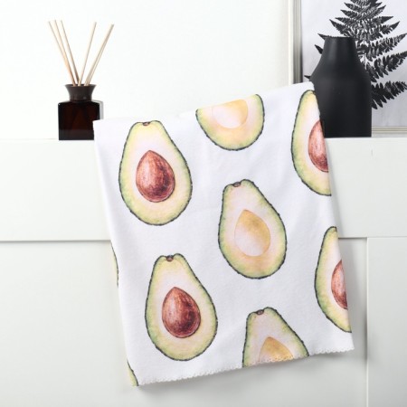 Avocado Plaid "Ethel" 75x100 cm, 100% polyester, fleece 160 g/m2