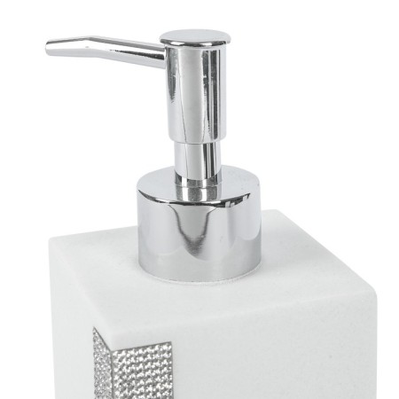 Axentia Lindos dispenser for liquid soap made of polyurezine, 7.2x7.2x18.2 cm, volume 400 ml-1