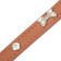 Collar "bows and rhinestones", 38 x 1.5 cm, Osh 27-33, brown