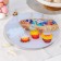 Glass stand for the cake rotating shares "Easter basket", D = 32 cm ㅤ