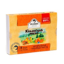 A collection of oils of Altai traditions, sea buckthorn, milk thistle, pumpkin, linen 4*50 ml