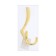 Hook furniture tundra TKT003, three -rod, gold