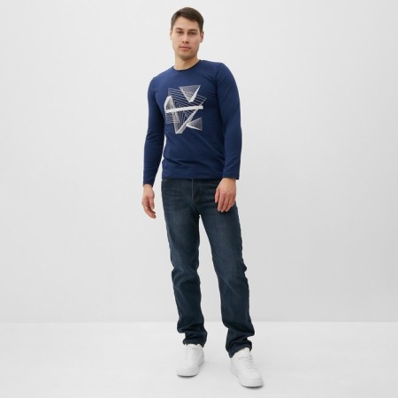 Jumper male, blue color, size 48-1