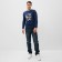 Jumper male, blue color, size 48