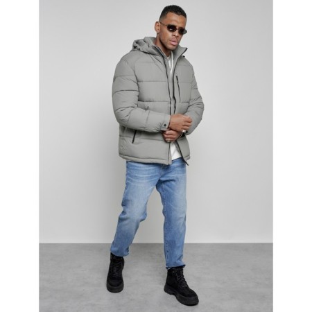 Sports male Winter, size 56, gray color-16