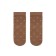 Women's socks in large peas Conte Elegant Fantasy 20, size 23-25, Bronz color