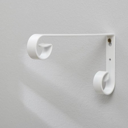Kashpo Kashpo, 23 cm, metal, white bracket-6