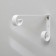 Kashpo Kashpo, 23 cm, metal, white bracket