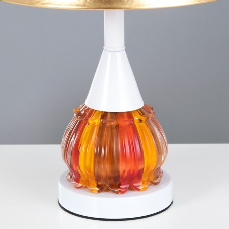 Hell lamp "Laij" E27 40W white-red 25x25x38 cm Risalux-4