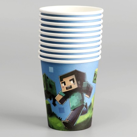 A single -single paper glass "Pixels", 250 ml-2