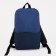 School textile school with pockets, blue color, 22x13x30 cm