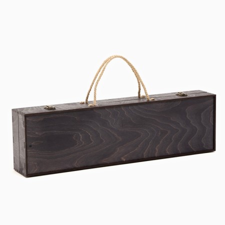 Set with skewers Gift "Bear" with an ax in the case-9