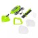 Steam mop KitFort KT-1055, 1000 W, 240 ml, cord 3.3 m, green
