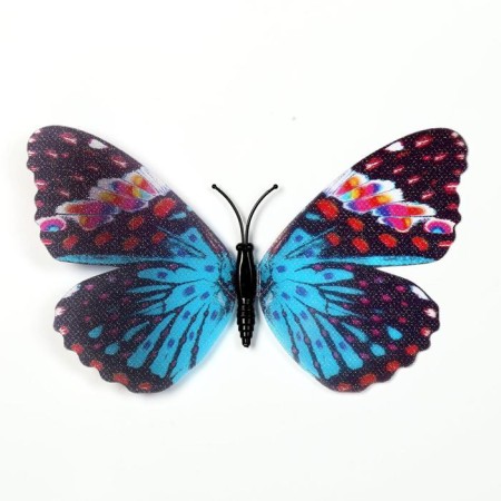 Magnet Plastic "Brilling butterfly" 12x9.5 cm-2