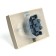 2-seater s/s outlet with a lid, Stekker series Erna, PST16-9015-02, ivory