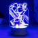 Light "hockey player" Led RGB from the network 9.5x10.5x17 cm