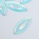 Decor for creativity Plastic "Eye" Harography Blue Set 6 pcs 2x5 cm