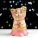 Bell "cat in a dress", ceramics