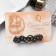 Hair hairpin "Brioni" wave, 6.5 cm