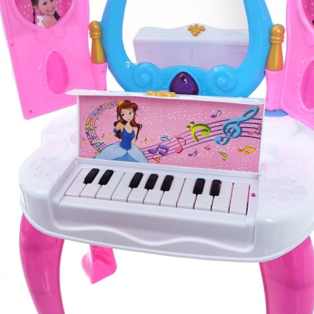 Table with a mirror "cutie" with a piano and accessories-3