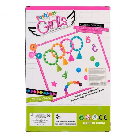 Set for creativity "Create bright bracelets" with numbers, brushes-10