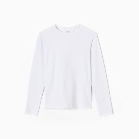 Jumper (Longsliv) Women's Minaku: Minaku: Basic Line Collection, Color White Rr. 48-5