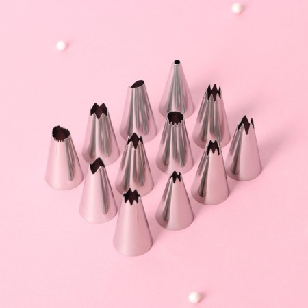 Set of pastry nozzles, d = 1.8 cm, 12 pcs-1