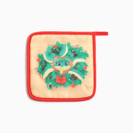 Kitchen New Year kit: stand 15*15 cm, take 17*17cm-1