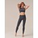 Women's Legins in the Rubber Legings RIB, size 46-48, color graphite