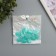 Decor for creativity plastic shines in the dark "Blue pebbles" set 12 pcs