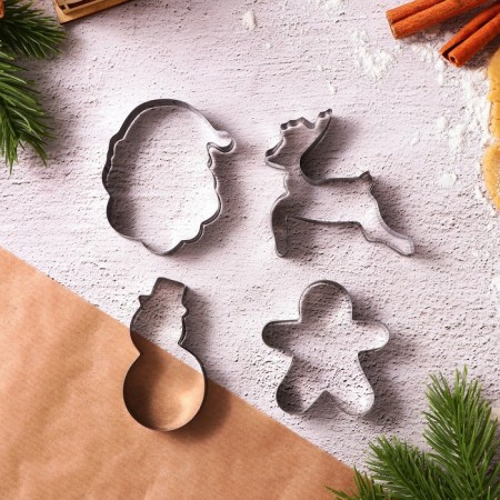 New Year. A set of cookies "Winter Fairy Tale", Metal, 4 pcs-3