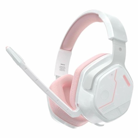 EH755 White-PINK (white/pink) wireless headset.-1