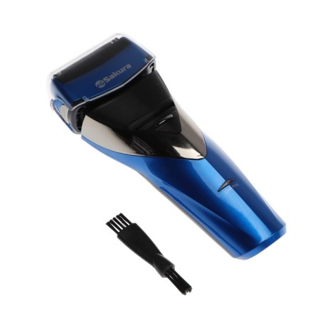 Electric blower Sakura SA-5418BL, 3 watts, grid, 3 heads, dry/wet shave, from the battery-5