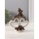 Polystone souvenir "steam on stone hearts with roses" under bronze 7.5x15.3x18 cm