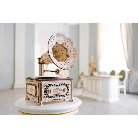 Wooden designer 3D "Gramophone"-19