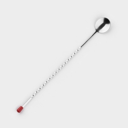 A barn spoon with stainless steel Madler, length 29.5 cm, silver color