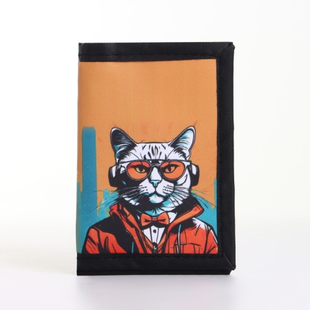 Children's wallet on Velcro "chosen", color orange color