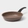 Rock pan, d = 17 cm, plastic handle, anti -stick coating, brown color