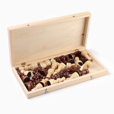 Chess is grandmaster, tournament, weighted, 40x40 cm, king h = 10.5 cm, pawn 5.3 cm-3