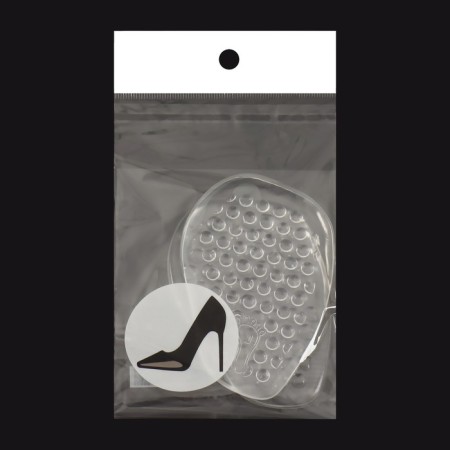 Half -slips for shoes, with a tread, silicone, 9.5 × 6.3 cm, pair, color transparent-5