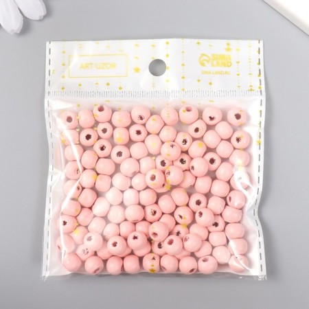 Beads for creativity tree "Pink Prestige" D-0.8 cm, set of 20 g-2