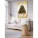Decorative panel with photo printing "Christmas tree in confetti", vertical, size 100x150 cm
