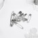 A set of English pins, 28 /32 /38 mm, 12 pcs, silver color