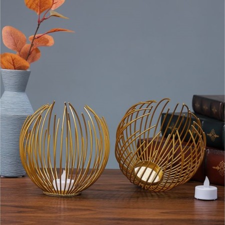 Summary of the metal desktop "ball", 15.5 x 15 cm, gold-2
