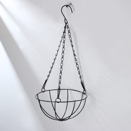 Cashpo suspended, d = 20 cm, with coconut insert, "hemisphere"-4