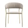 Stefany chair, 515 × 600 × 785 mm, velor, gray color