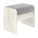 Madison banquet, 482 × 350 × 420 mm, color color Kraft white / Micrelyur Terra Gray