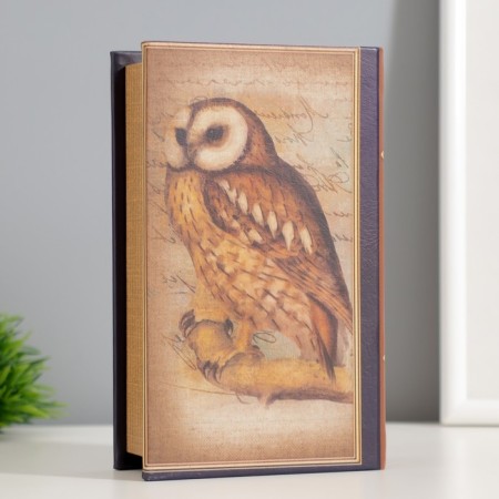 Safe -book wood to the leatherette "Knowledge is the absolute value of our time" 17x11x5 cm-4