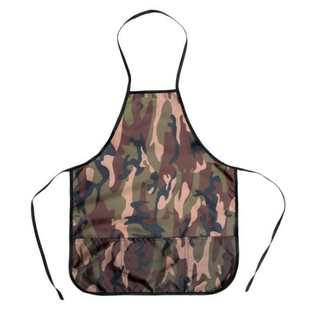 Apron for labor + sleevens, 550 x 440/250 x 160 mm, size M (height 122-158), calligrata camouflage green-1