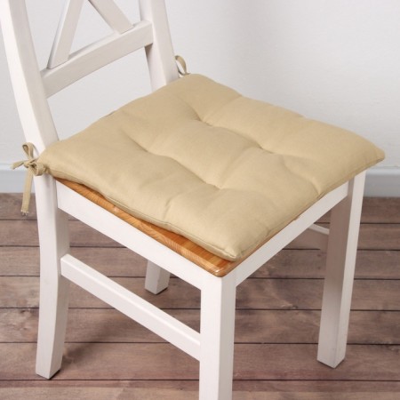 Siddle on the chair Ethel Kitchen 42x42 cm, col. Beige, 100% HL, sarzha 250 g/m2-4
